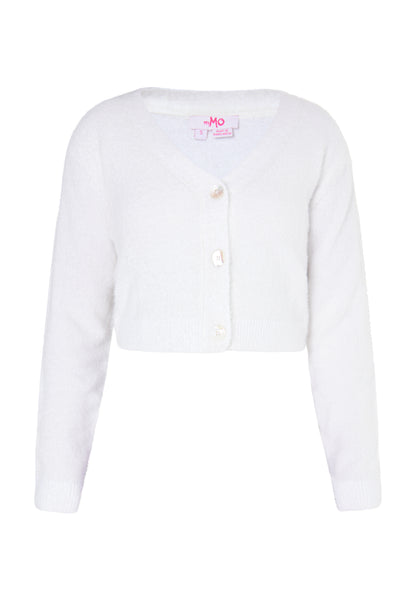 myMo Women's Cropped Cardigan