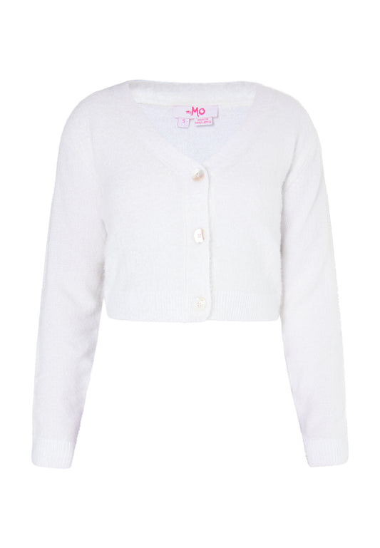 myMo Women's Cropped Cardigan