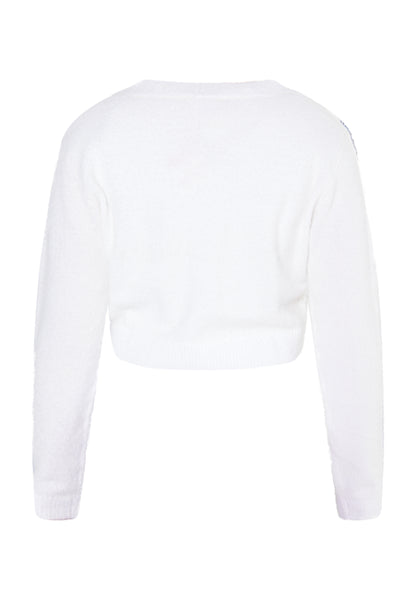 myMo Women's Cropped Cardigan