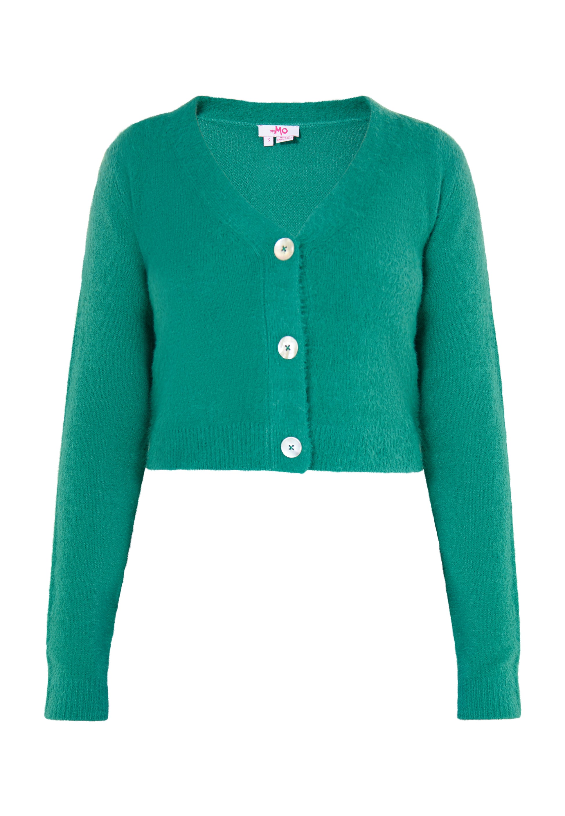 myMo Women's Cropped Cardigan