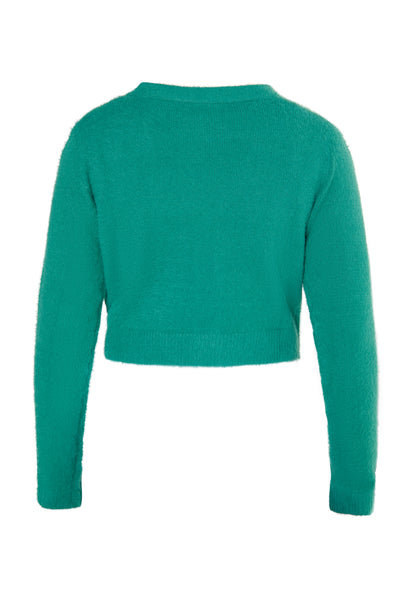 myMo Women's Cropped Cardigan