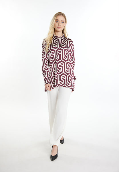 DreiMaster Klassik Kobiety koszula damska + zestaw torba na zakupy