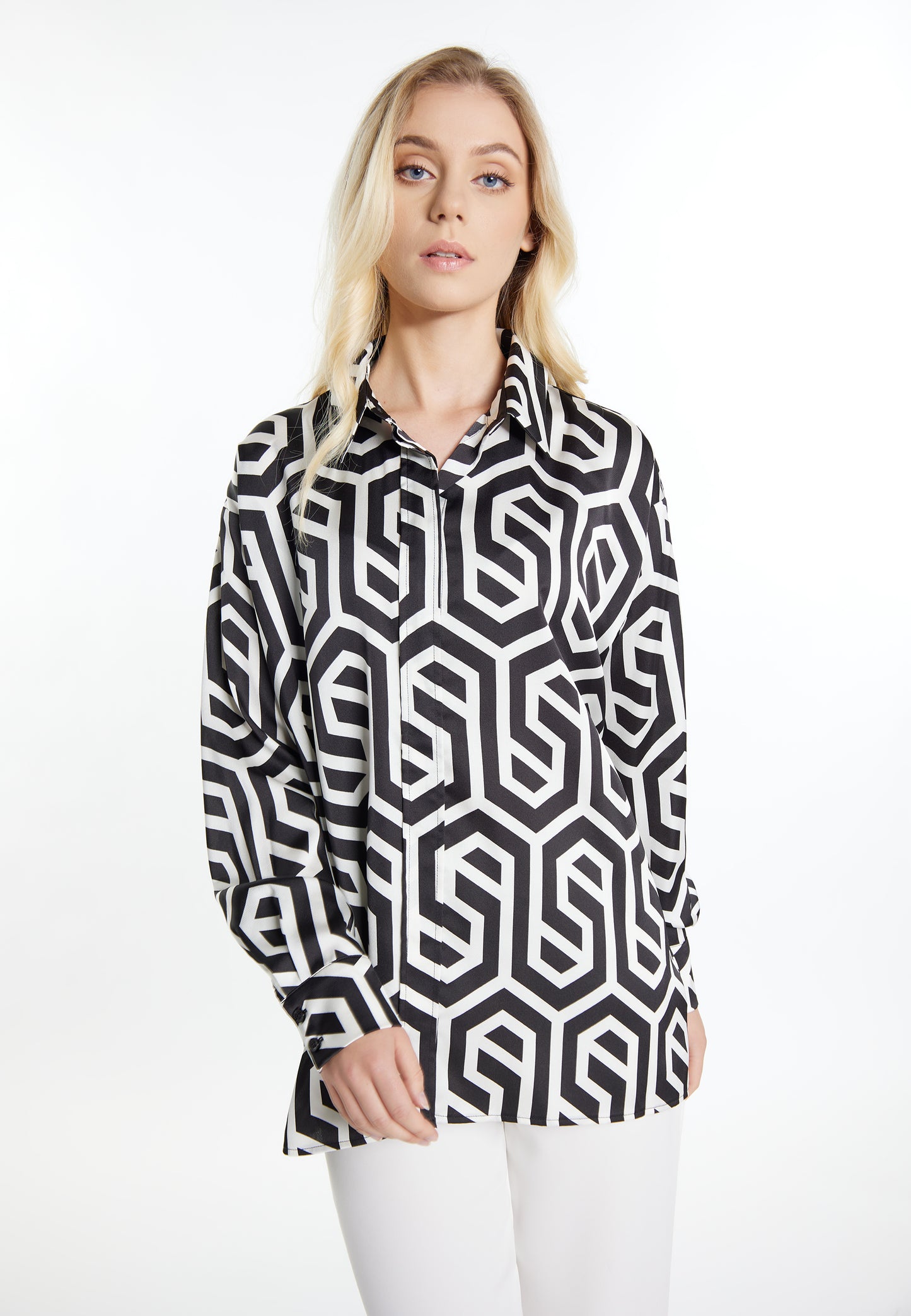 DreiMaster Klassik Damen Hemd Bluse