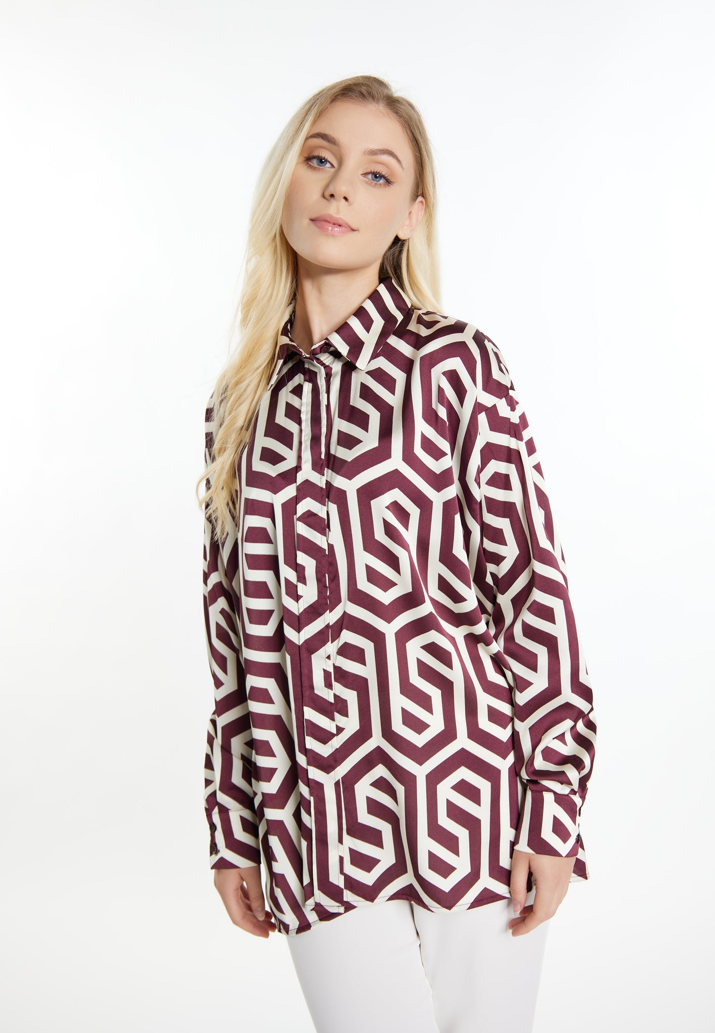 DreiMaster Klassik Damen Hemd Bluse