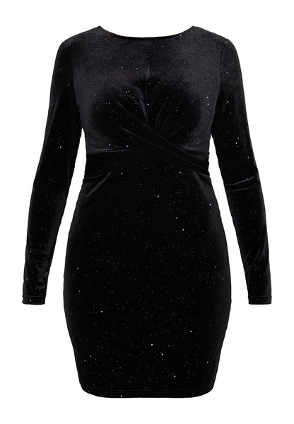 Faina Women's Glittering Velvet Dress