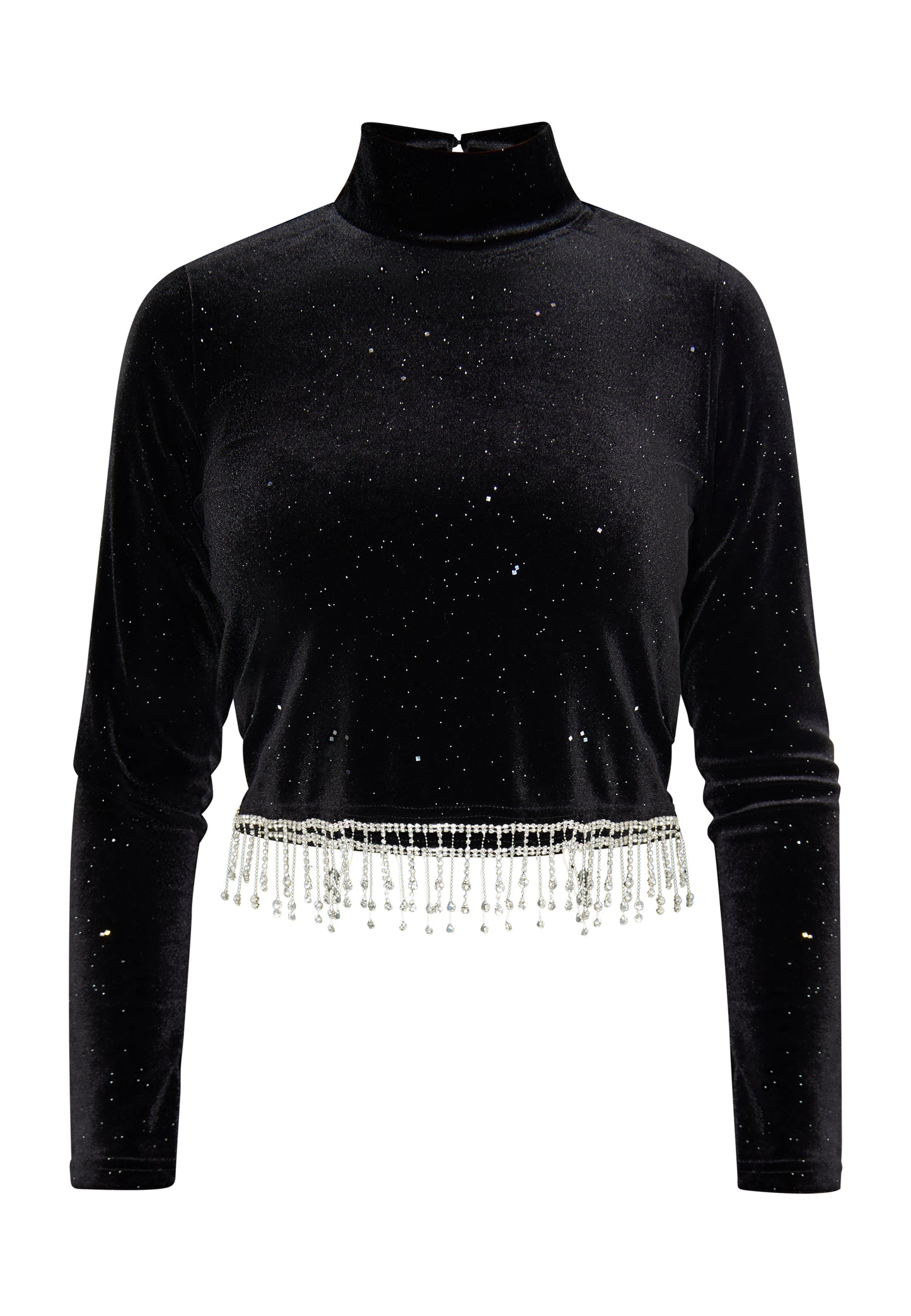 faina Women's Itter Shirt Made Of Stretch Velvet