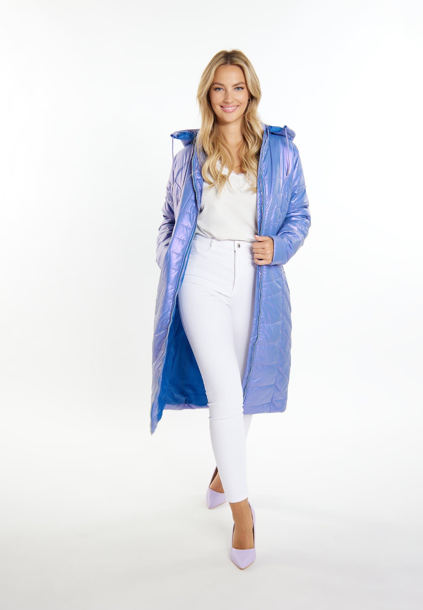 faina Kobiety Ght Pikowany Płaszcz