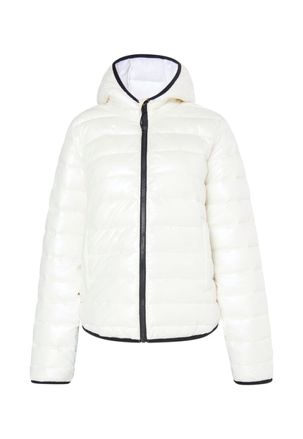 myMo Damen Glänzende Steppjacke