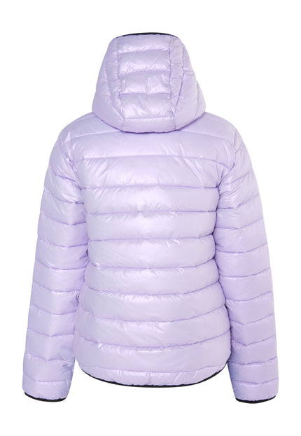 myMo Damen Glänzende Steppjacke