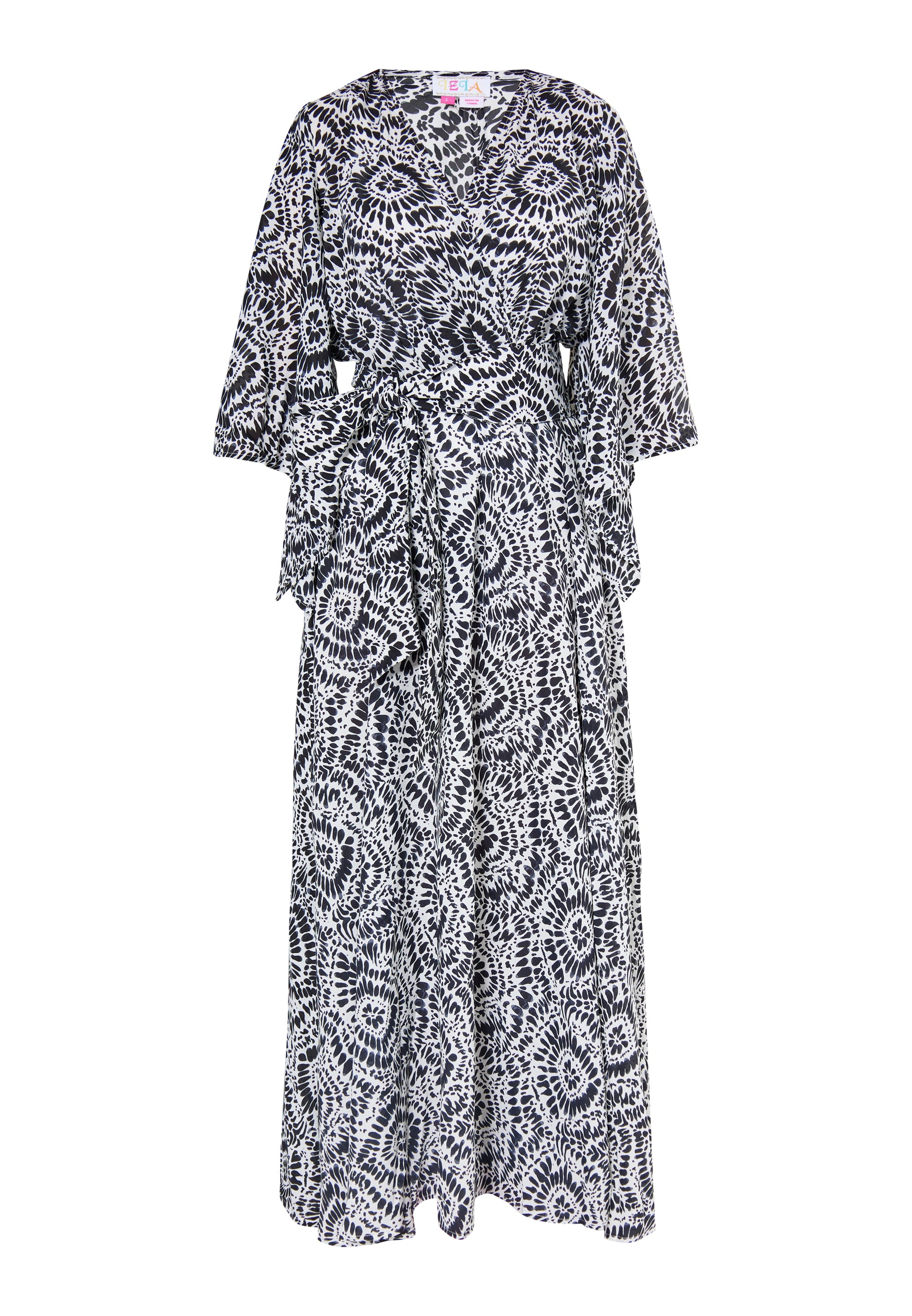 IZIA Women's Maxi Dress With Print