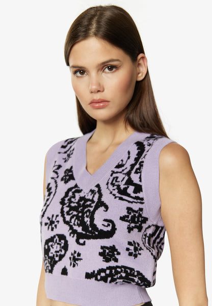 myMo ROCKS Women's Knit Sweater Vest