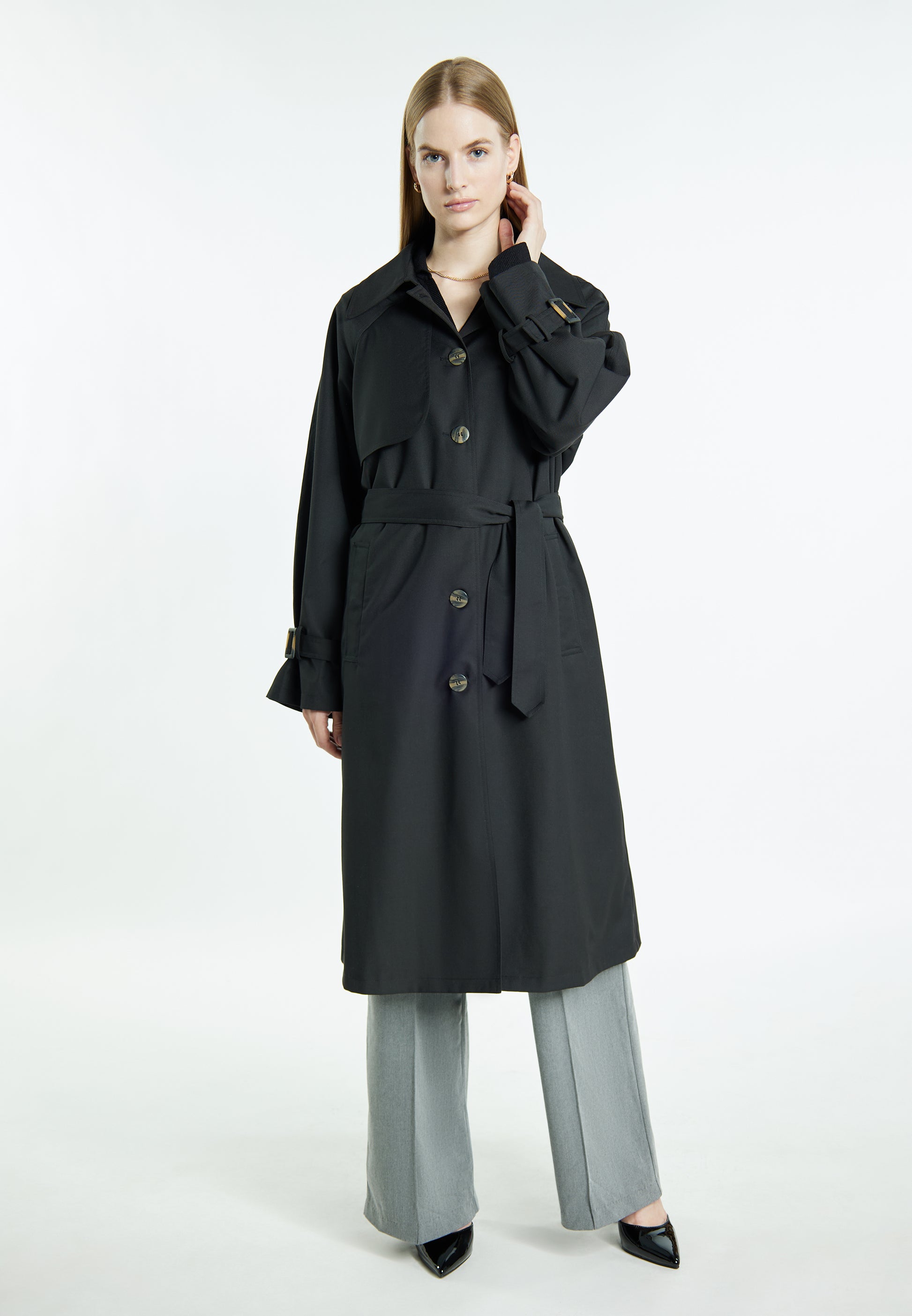 DreiMaster Klassik Damen Trenchcoat