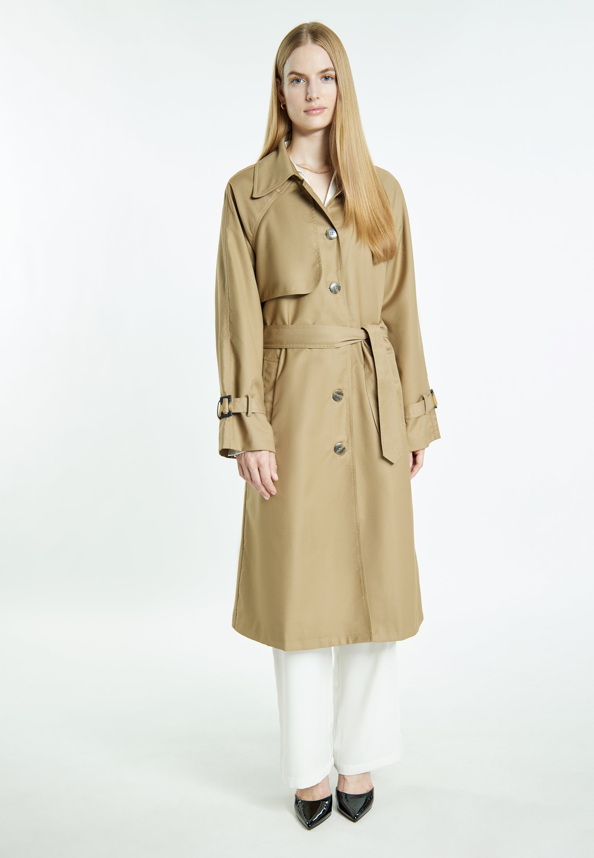DreiMaster Klassik Damen Trenchcoat