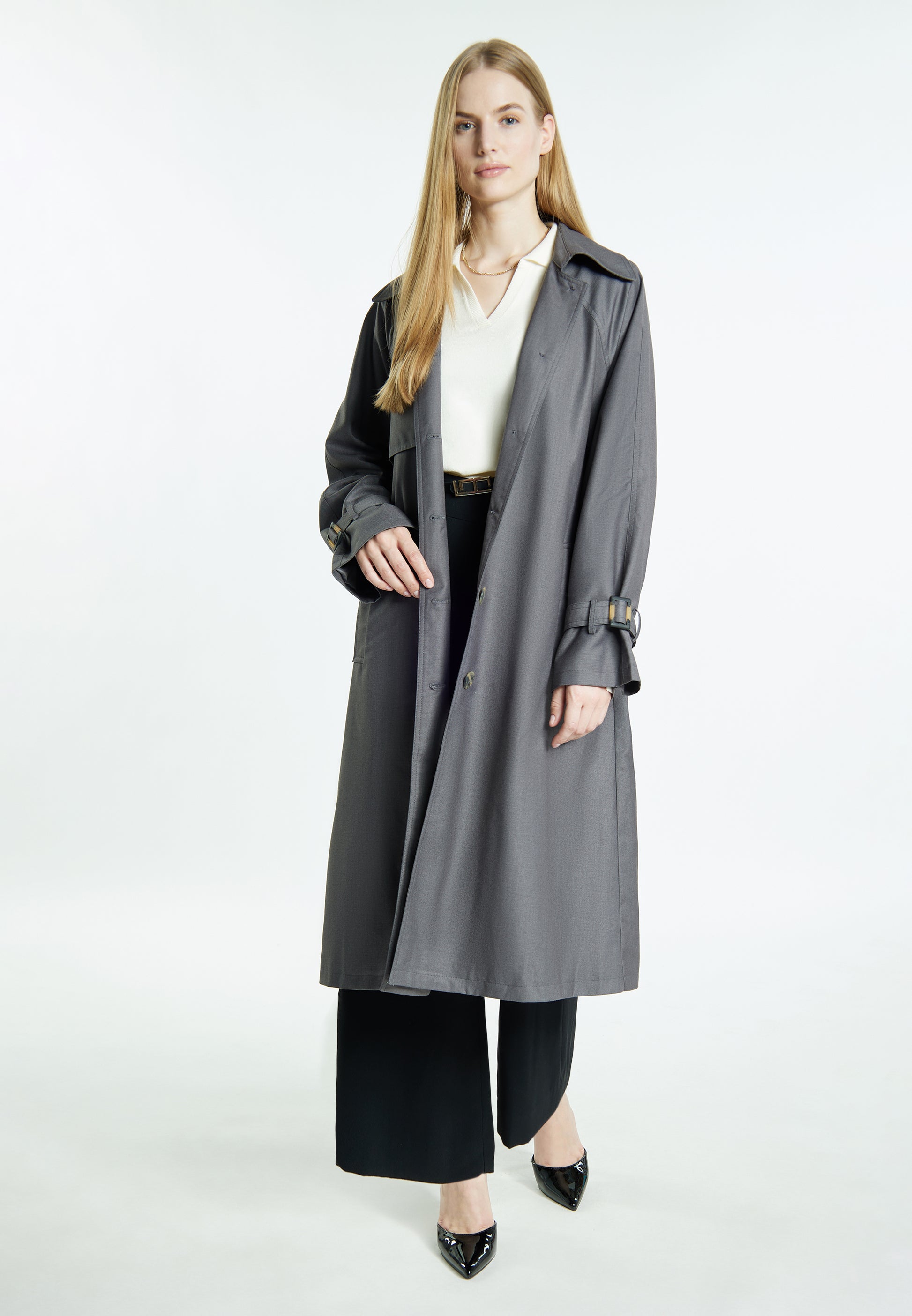 DreiMaster Klassik Damen Trenchcoat