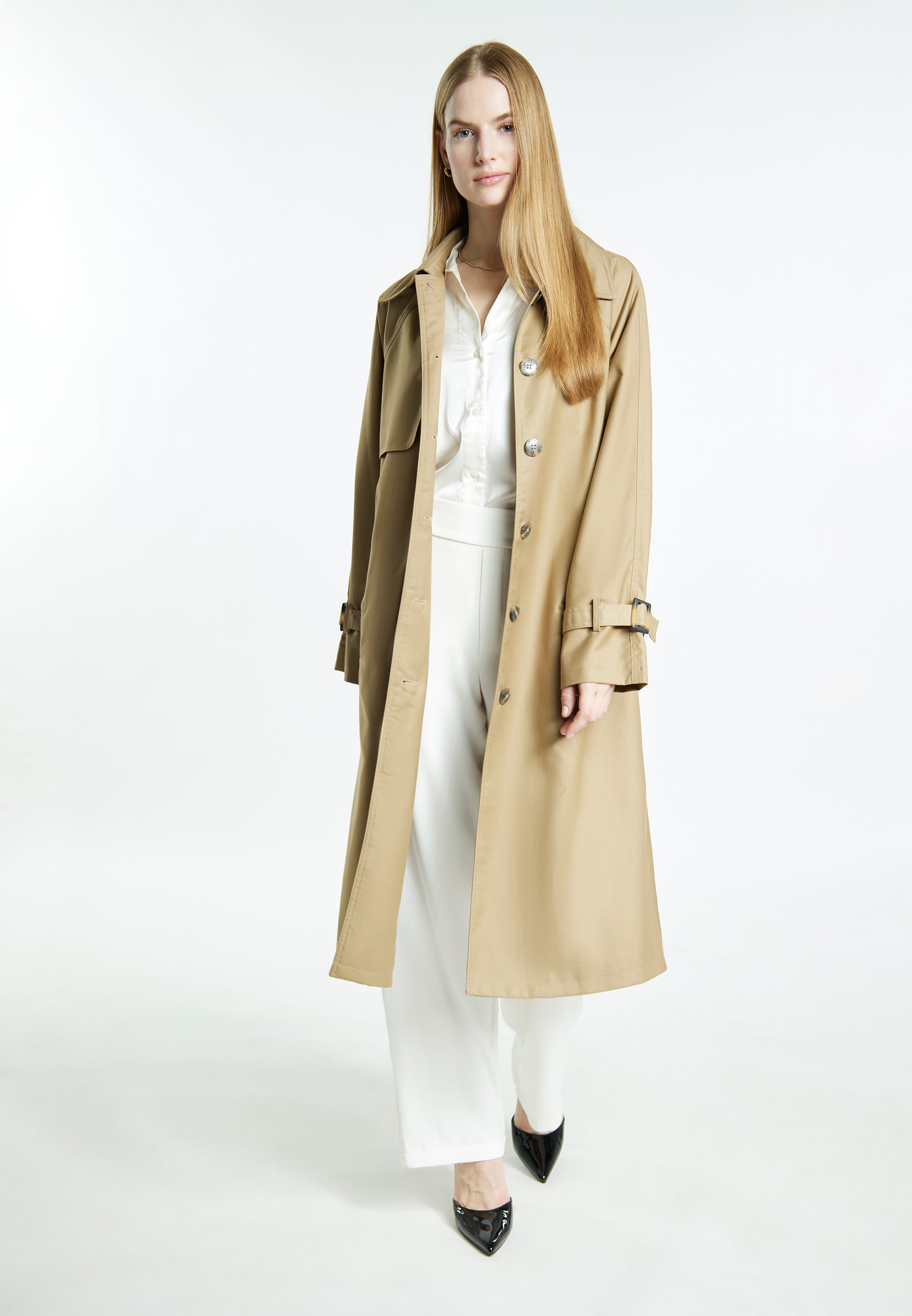 DreiMaster Klassik Damen Trenchcoat