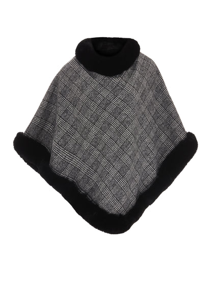 FRAULLY Poncho dla Kobiety