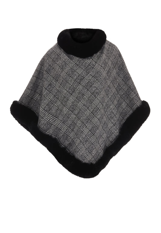 FRAULLY Poncho dla Kobiety