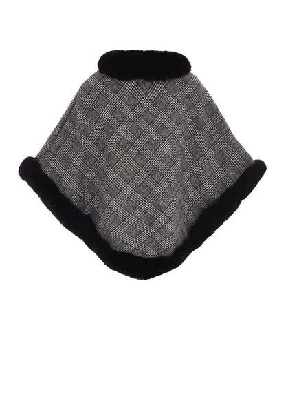 FRAULLY Poncho dla Kobiety