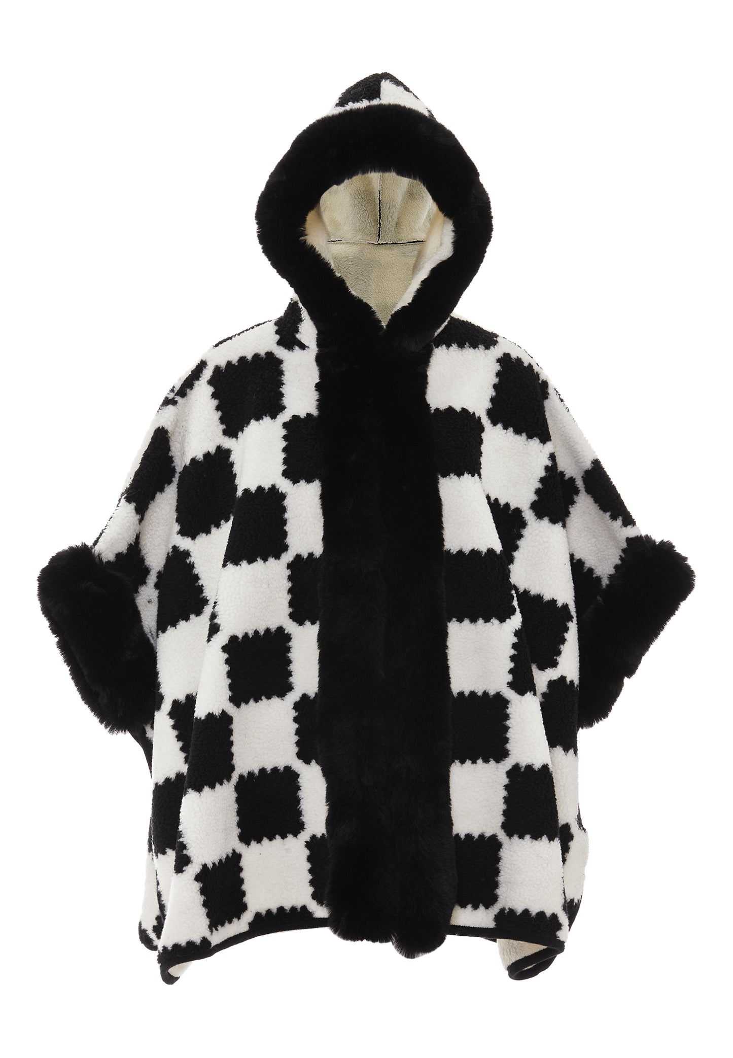 FRAULLY Poncho dla Kobiety