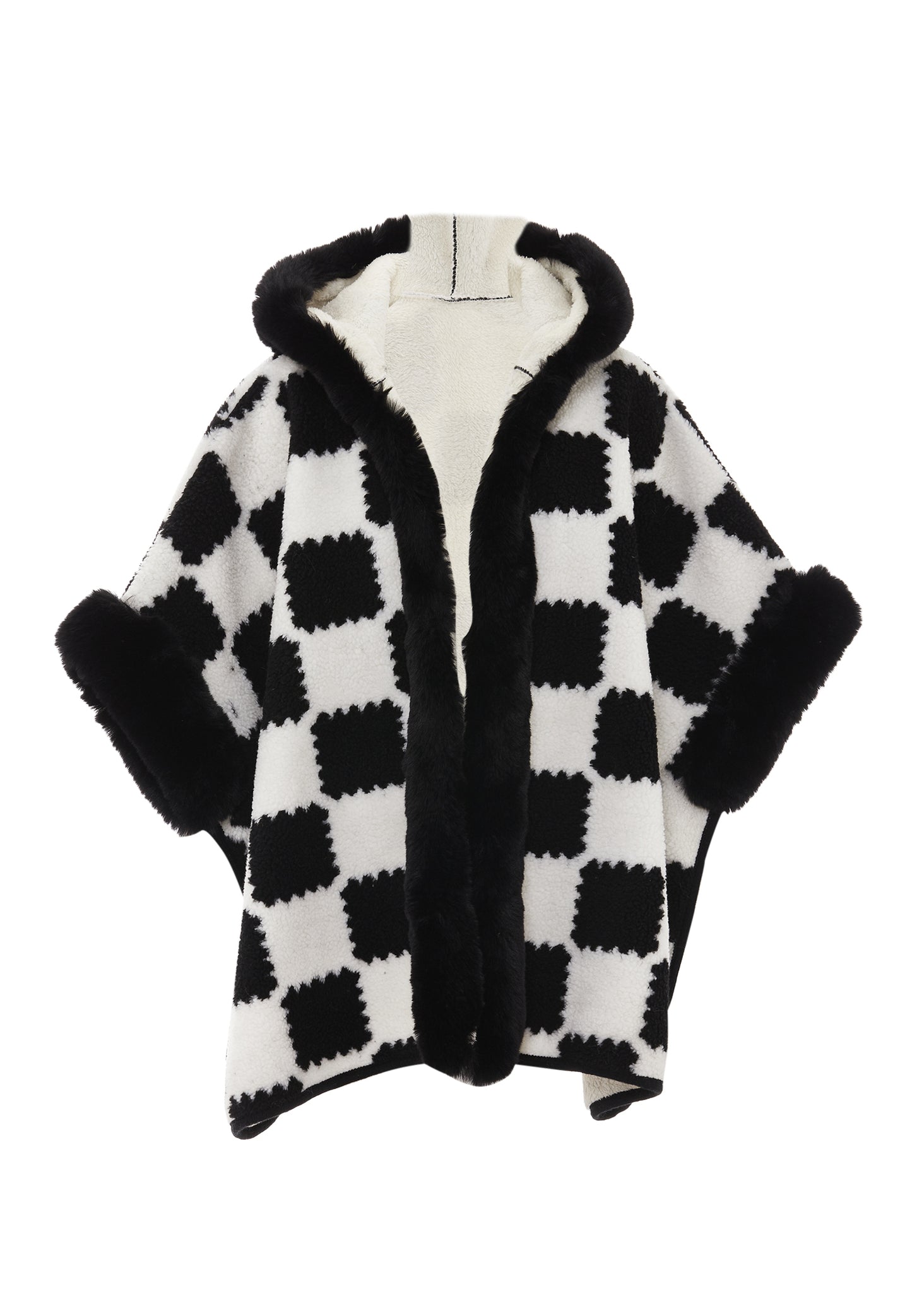 FRAULLY Poncho dla Kobiety