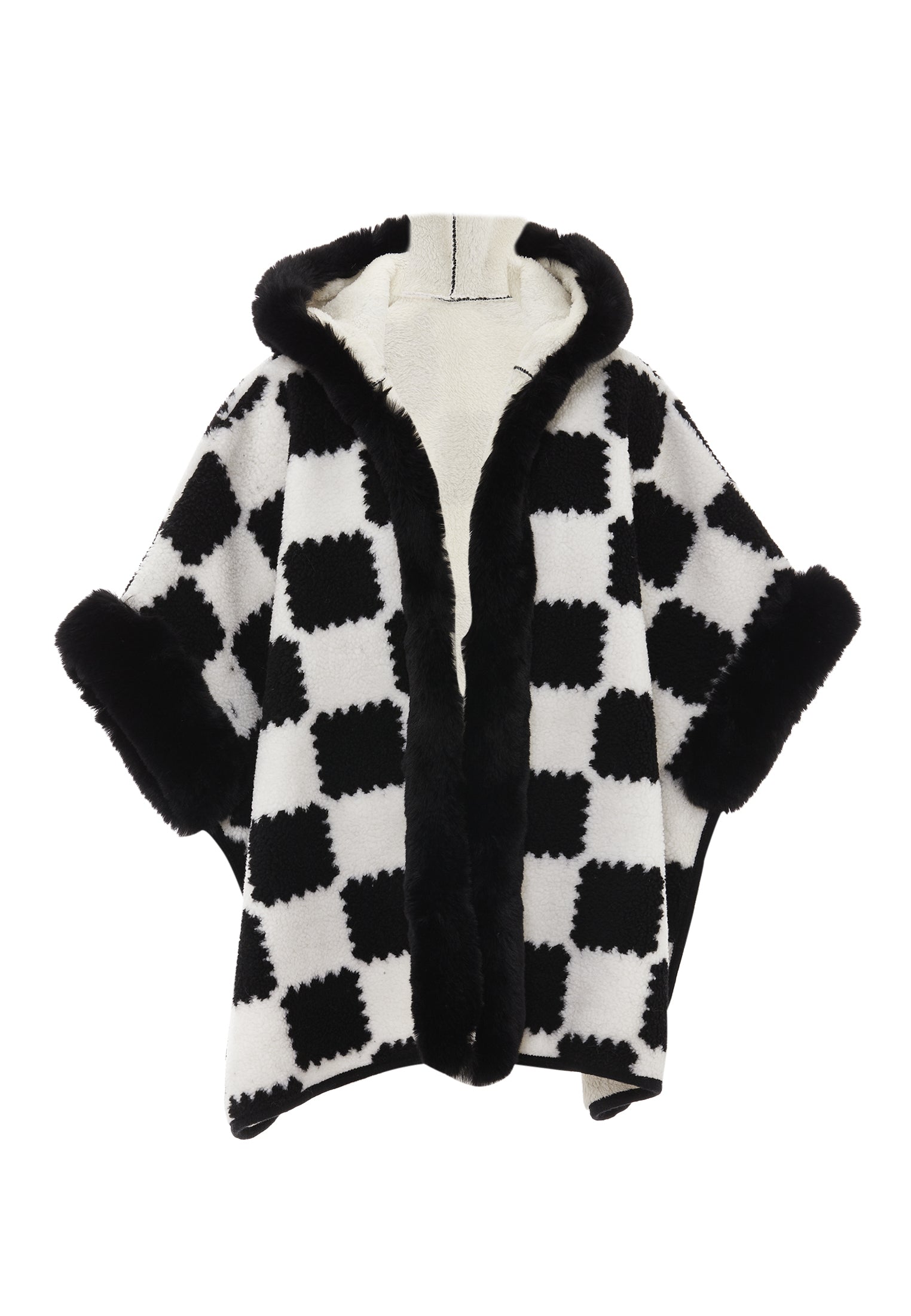 FRAULLY Poncho dla Kobiety