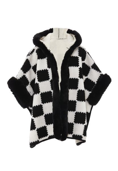 FRAULLY Poncho dla Kobiety