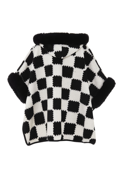 FRAULLY Poncho dla Kobiety