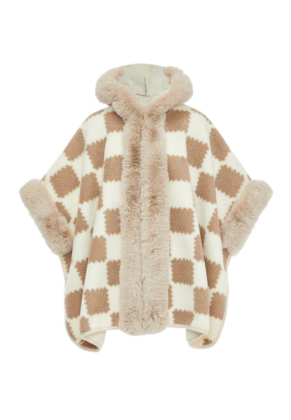 FRAULLY Poncho dla Kobiety