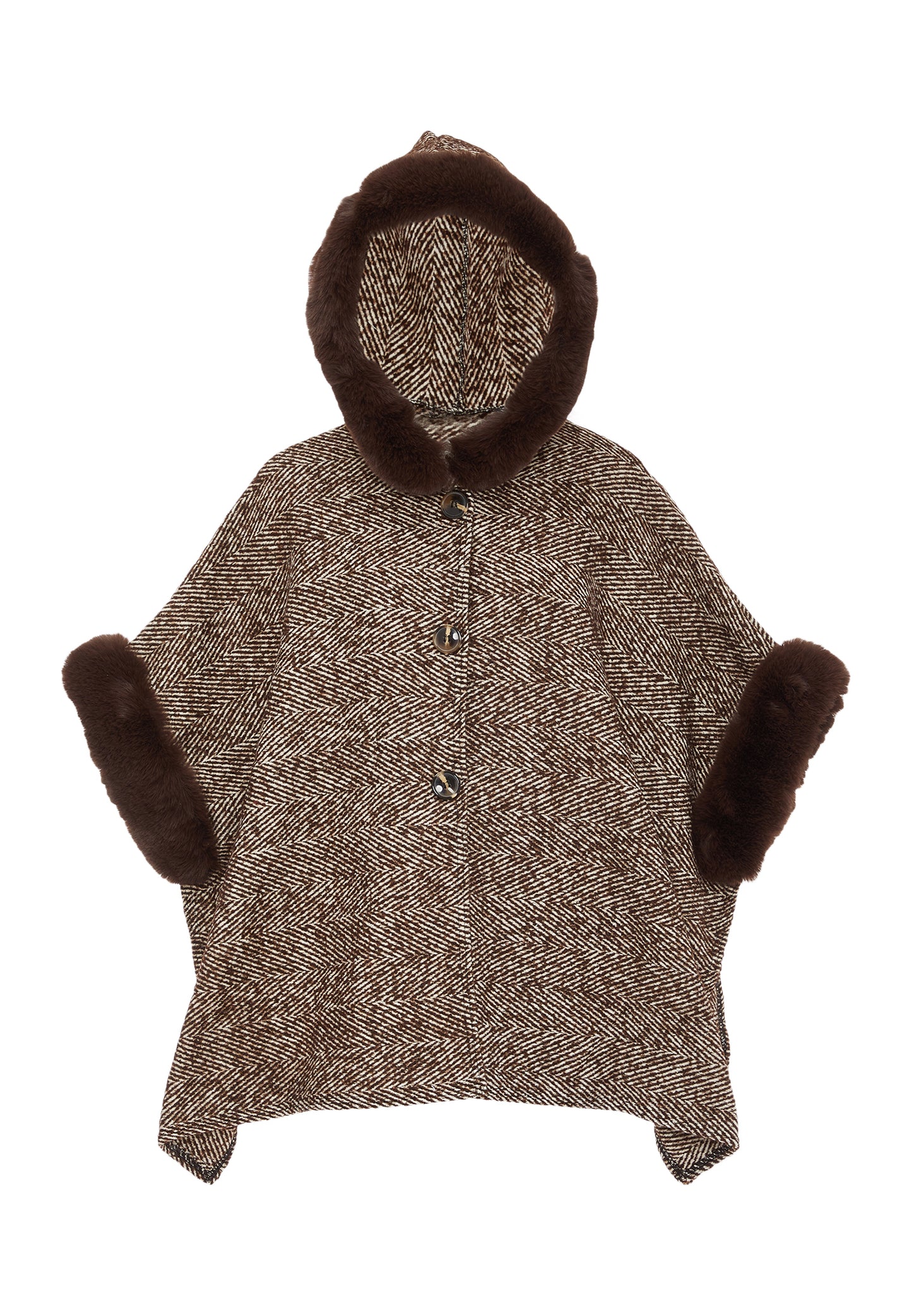 FRAULLY Poncho dla Kobiety