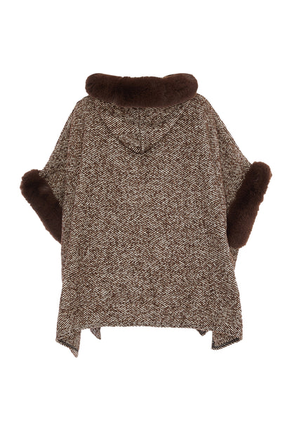 FRAULLY Poncho dla Kobiety