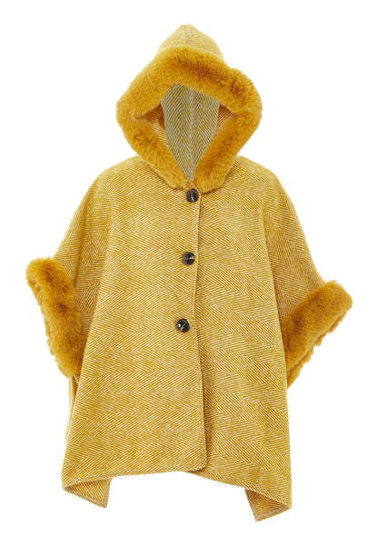 FRAULLY Poncho dla Kobiety