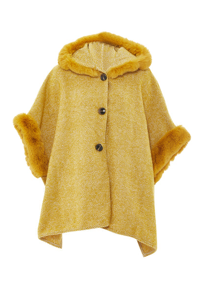 FRAULLY Poncho dla Kobiety