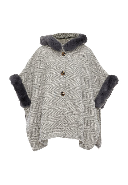 FRAULLY Poncho dla Kobiety