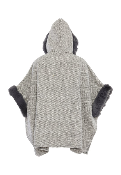 FRAULLY Poncho dla Kobiety