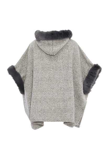 FRAULLY Poncho dla Kobiety