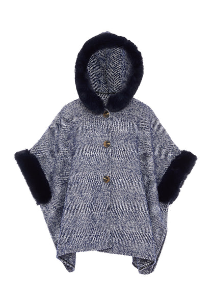 FRAULLY Poncho dla Kobiety