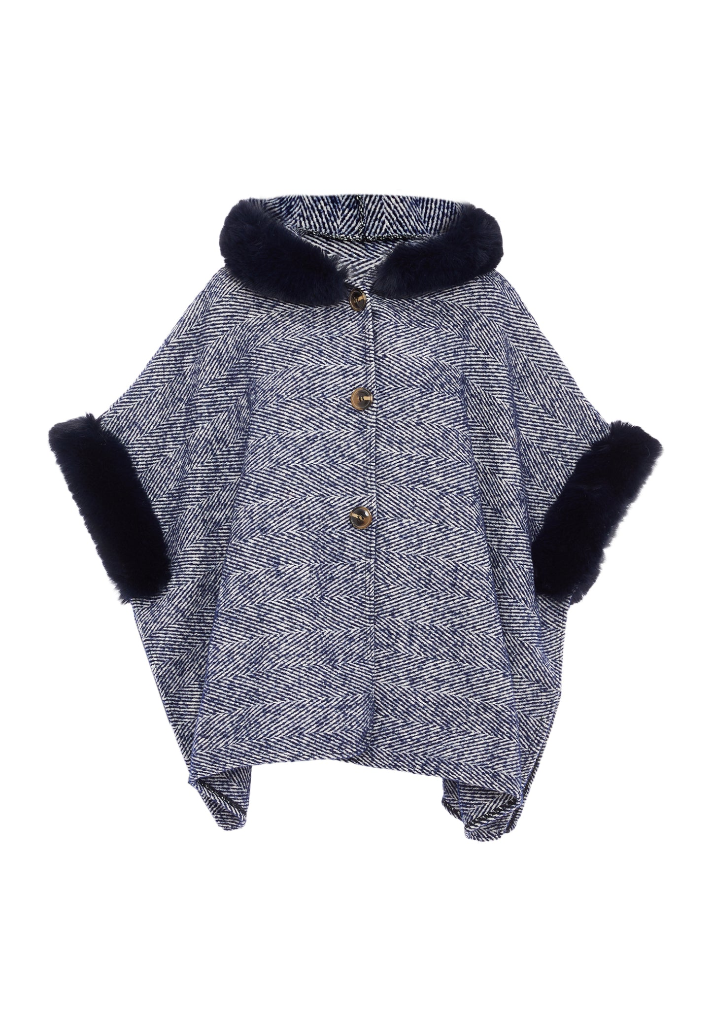 FRAULLY Poncho dla Kobiety