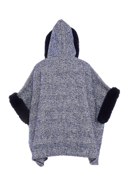 FRAULLY Poncho dla Kobiety