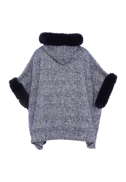 FRAULLY Poncho dla Kobiety