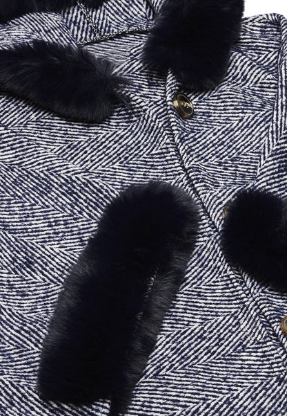 FRAULLY Poncho dla Kobiety