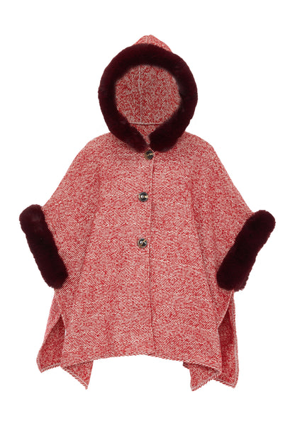 FRAULLY Poncho dla Kobiety