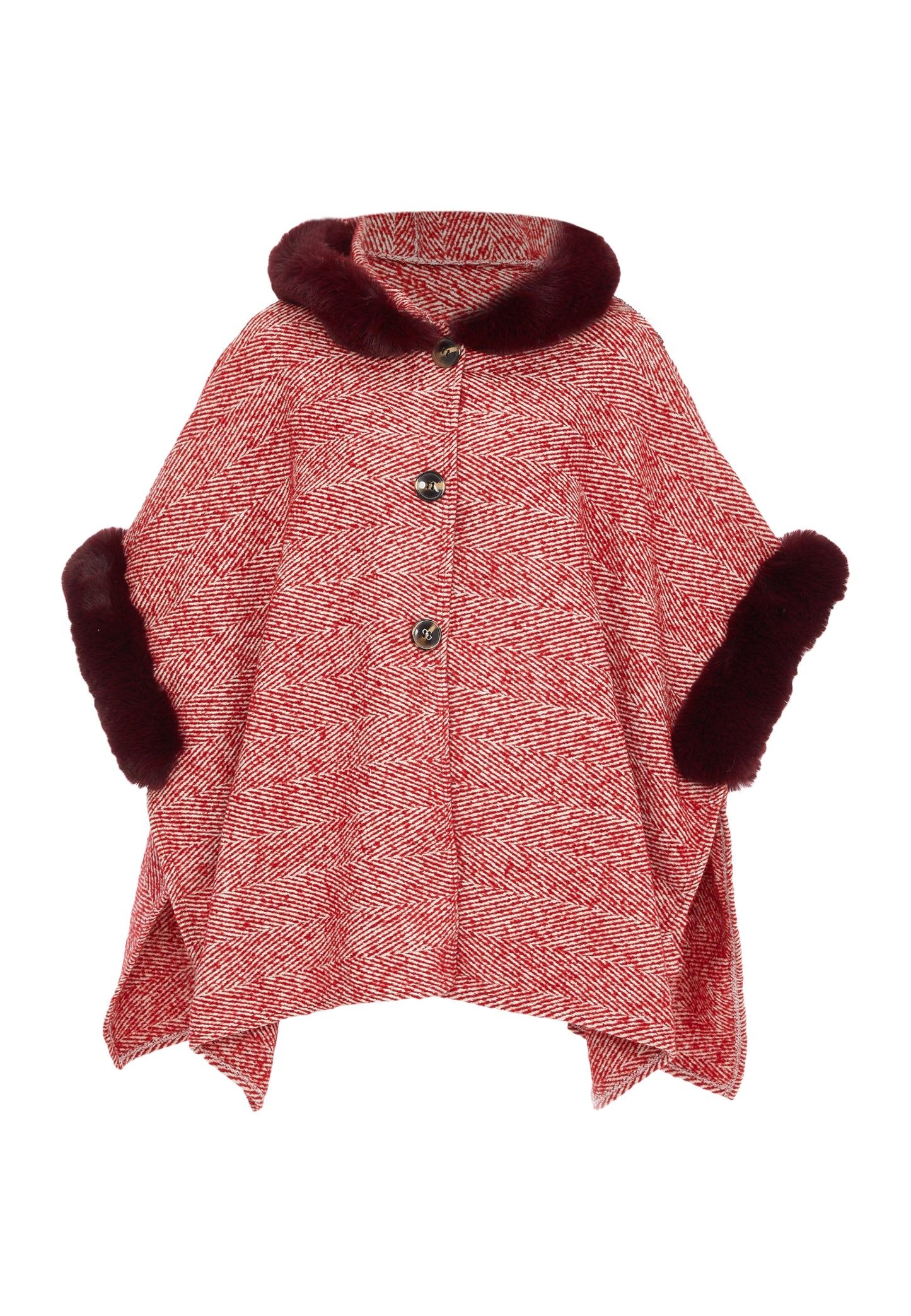 FRAULLY Poncho dla Kobiety