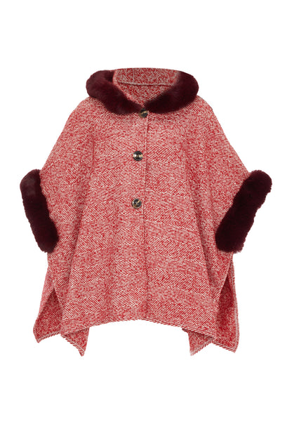 FRAULLY Poncho dla Kobiety