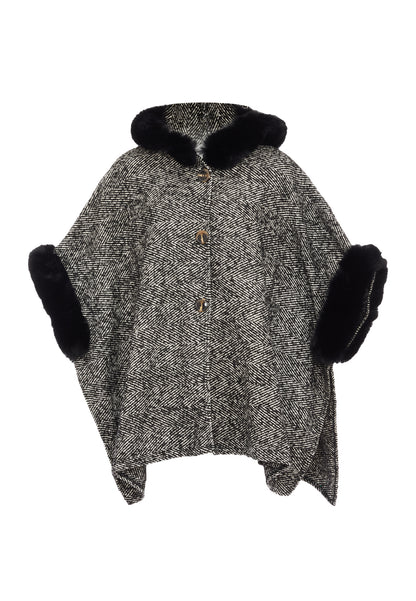 FRAULLY Poncho dla Kobiety