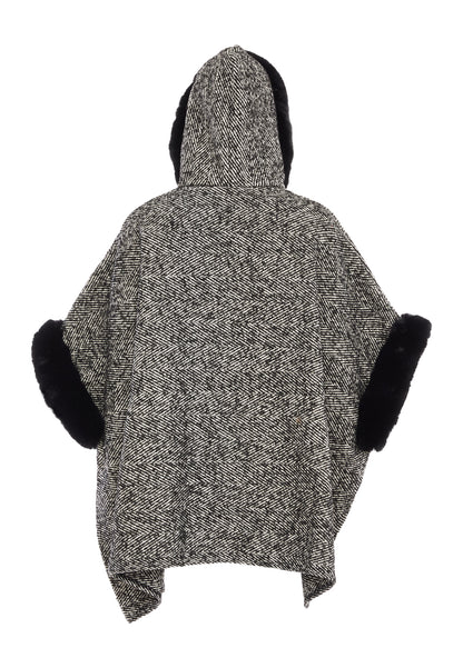 FRAULLY Poncho dla Kobiety