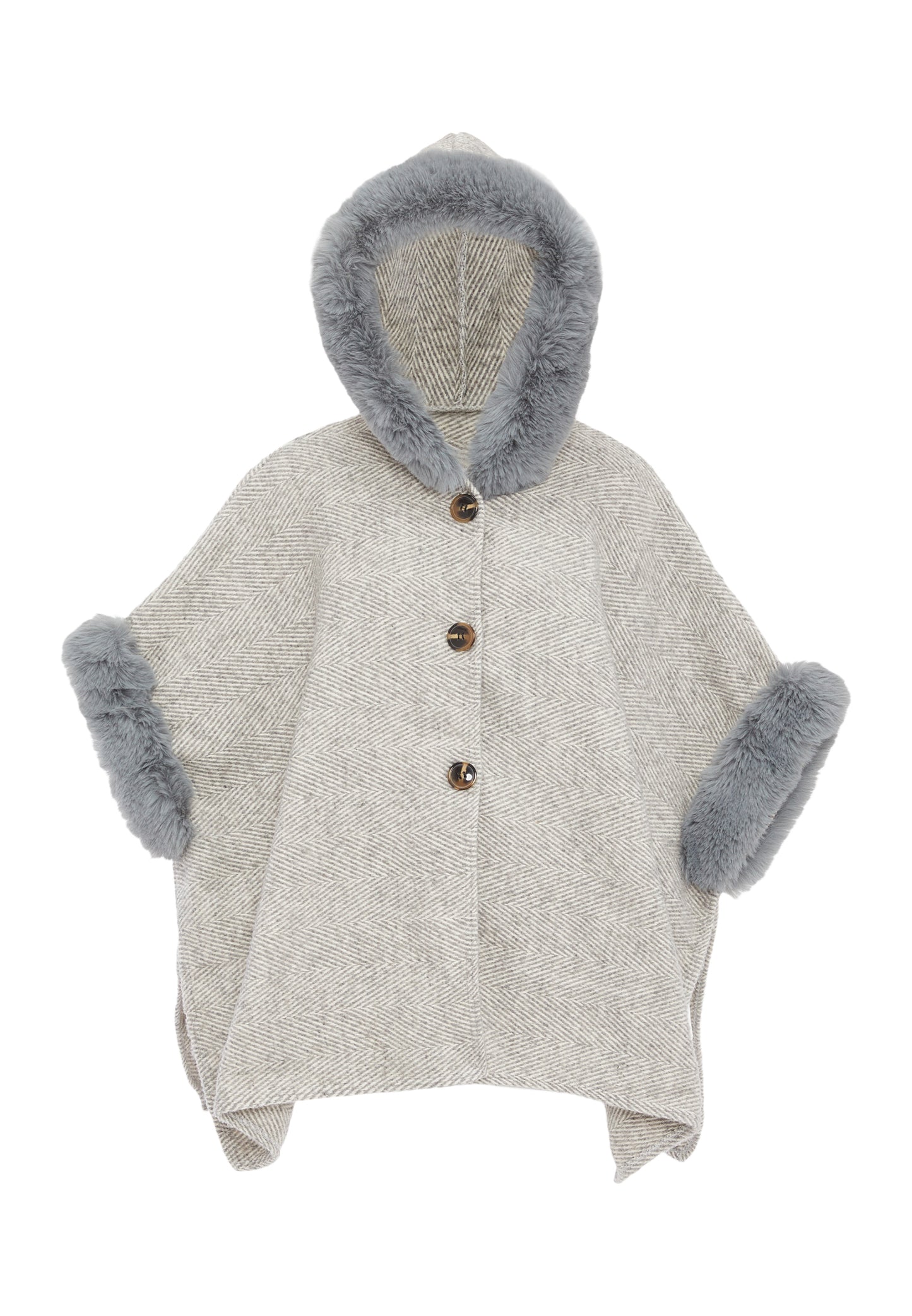 FRAULLY Poncho dla Kobiety