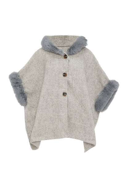 FRAULLY Poncho dla Kobiety