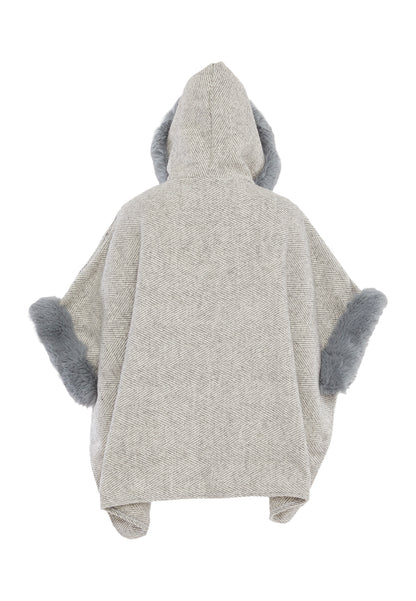 FRAULLY Poncho dla Kobiety