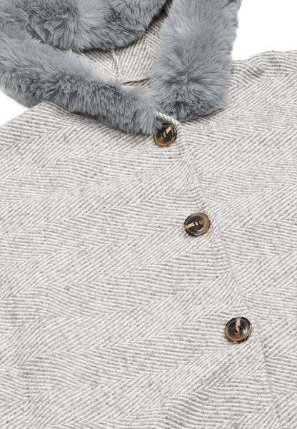 FRAULLY Poncho dla Kobiety