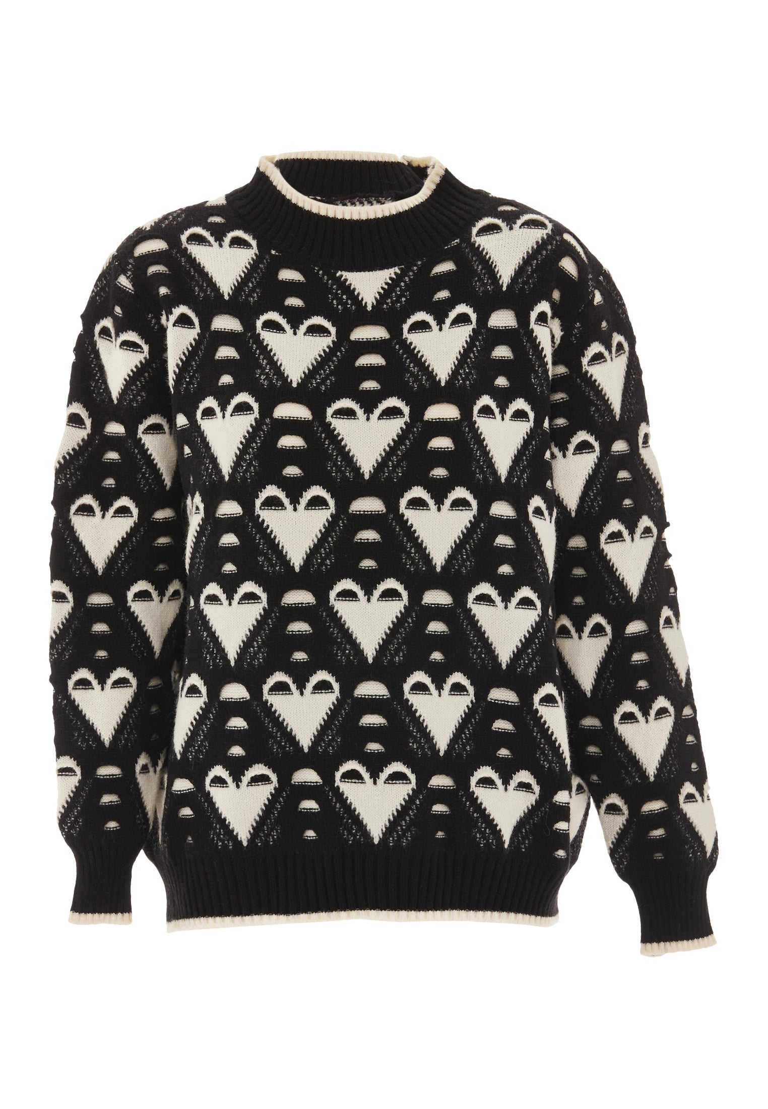 Swirly Women's Knitted Sweater